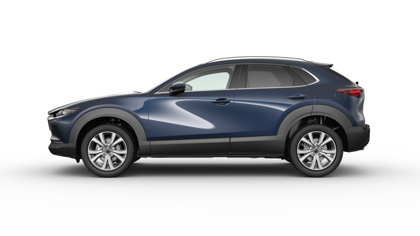 Image displaying navy blue 2023 Mazda CX30