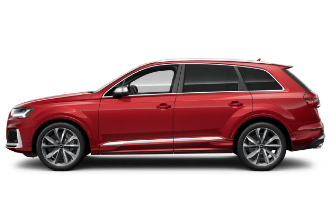 Red 2024 Audi SUV 