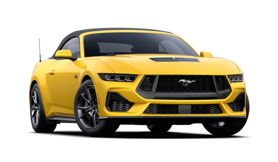 Yellow 2024 Ford Mustang 