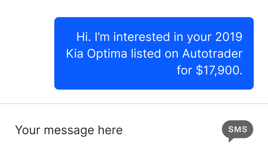 AutoTrader SMS