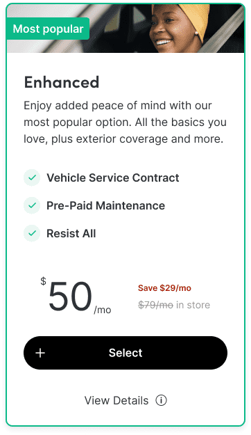screenshot showing how application can provide in-store experience