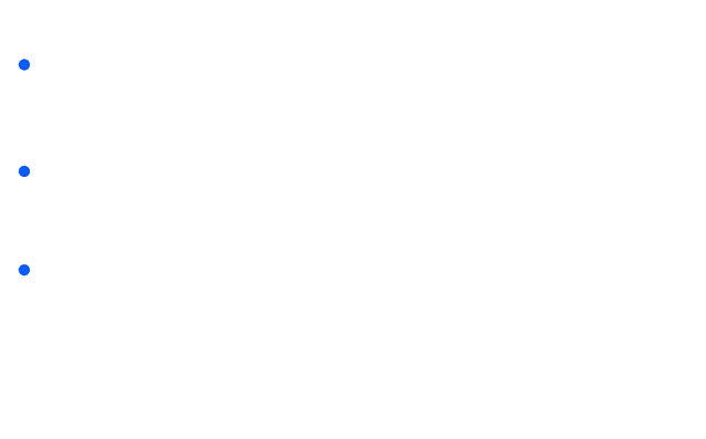 text bubbles listing various services