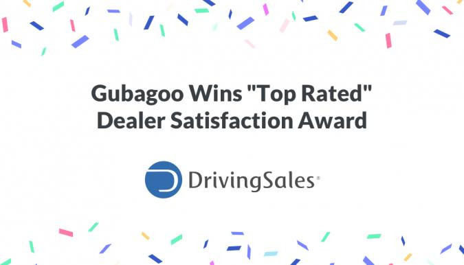 Gubagoo Wins Top Rated Dealer Satisfaction Award