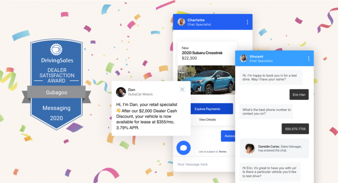 Gubagoo Driving Sales Award – Chat